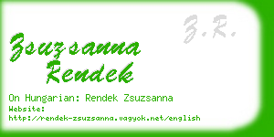 zsuzsanna rendek business card